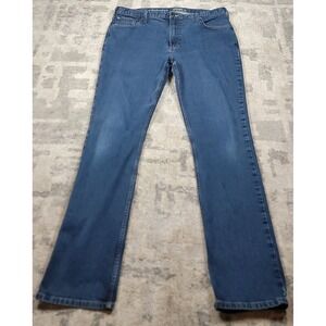 Carhartt Rugged Flex Straight Fit Tapered Leg Men's Blue Denim Jeans Sz 40x34